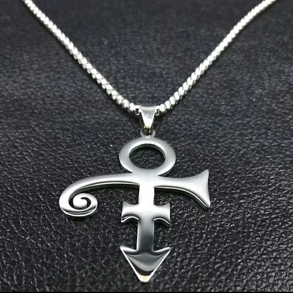 Love Symbol Inspired by Prince Rocker Necklace / Pendant #1336